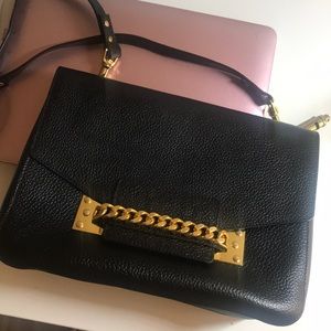 Sophie Hulme black medium crossbody bag